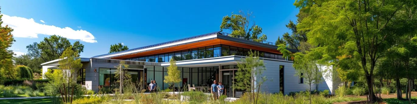 Système de chauffage solaire thermique pour une maison écologique et économique.