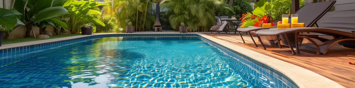 Chauffage solaire pour piscine offrant une solution pratique et économique avec des panneaux solaires.