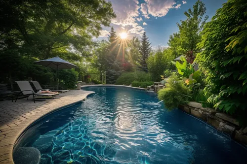 Chauffage solaire pour piscine exploitant l'énergie thermique pour chauffer l'eau efficacement.