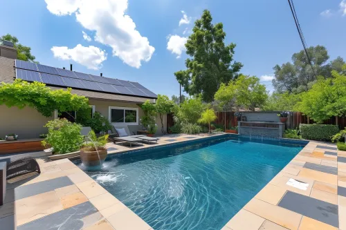 Installation des panneaux solaires pour chauffer une piscine  :  étapes simples et efficaces.